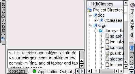 Tabs with fly-out